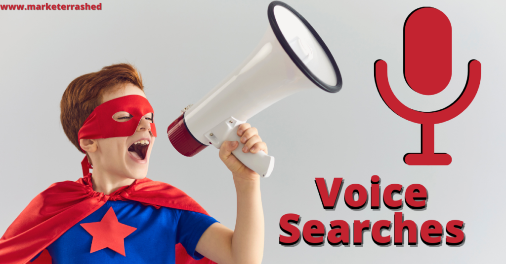 Voice Searches digital marketing trends 2022